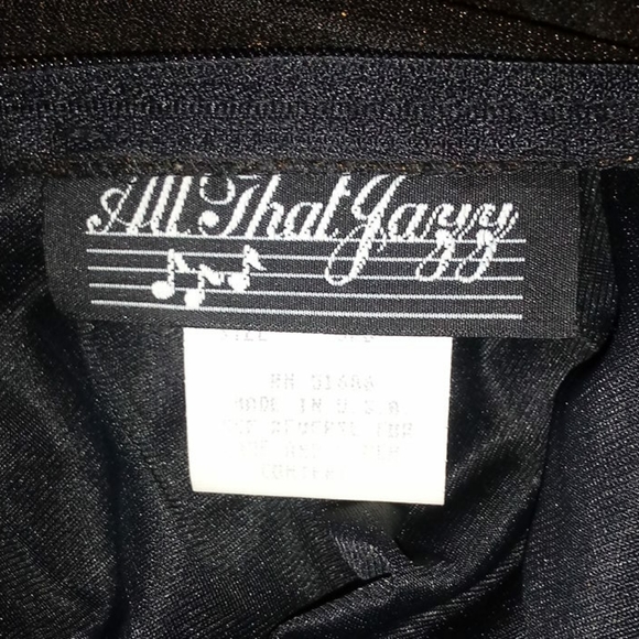 ALL THAT JAZZ MINI DRESS METALLIC BRONZE SIZE 5/6 - Picture 8 of 8